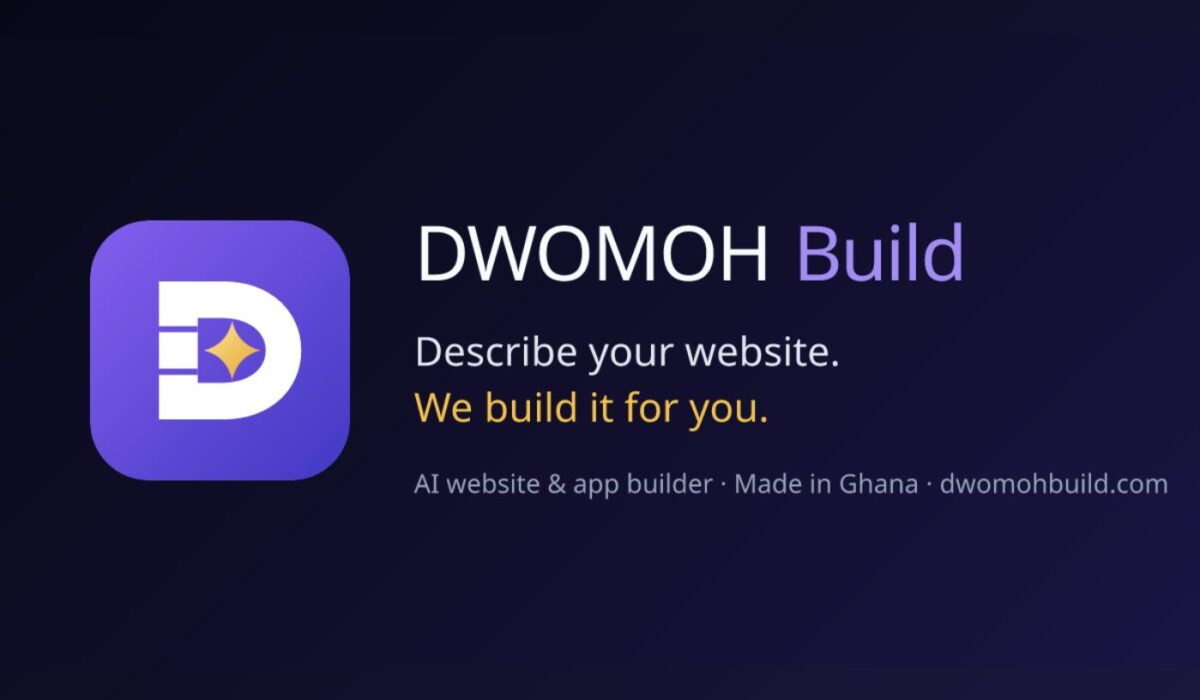 DWOMOH Build — AI website and app builder made in Ghana